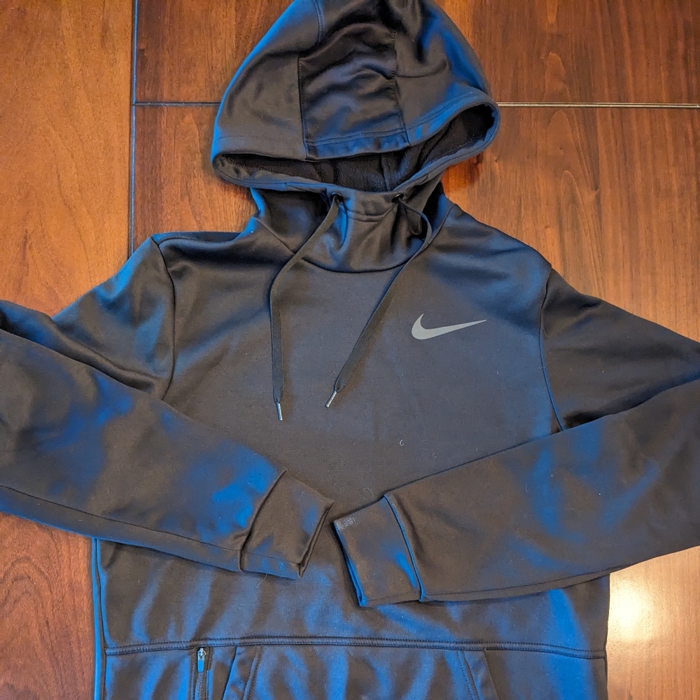 Men's Nike Black Thermafit sweatshirt size S - Picture 1 of 6